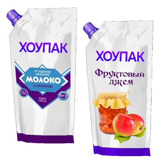 Упаковка для сгущенного молока и джемов